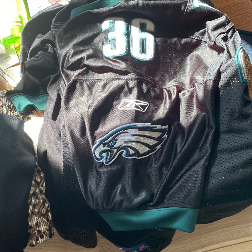 NFL GAME WORN EAGLES NFL REGGIE BROWN 31” long x 24” wide - Picture 7 of 7